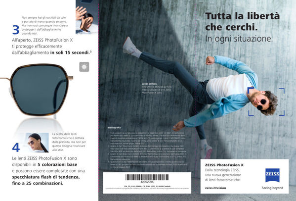 Immagine di Leaflet Lenti ZEISS Photofusion X